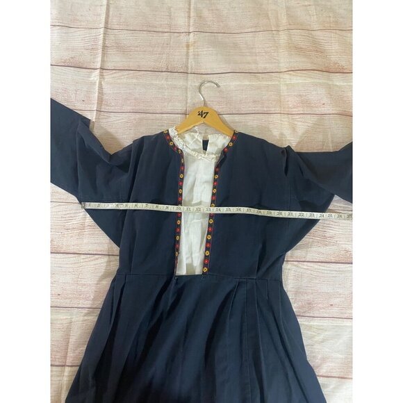 Custom Made By Popi Peppes Women's Black Long Sleeve Maxi Dress - XL - Picture 10 of 15